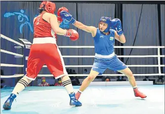  ?? BFI ?? A gold in the Asian Championsh­ips two months before the Tokyo Olympics is the perfect boost Pooja Rani (R) was looking for.