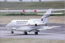  ??  ?? La aeronave a subastarse; Hawker Siddeley HS125 700A.700.