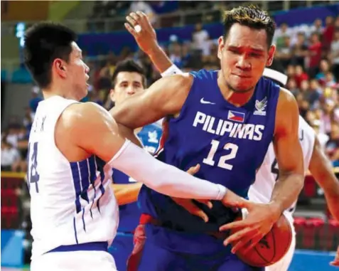  ?? PHILSTAR.COM FILE PHOTO ?? Cebuano hardcourt star June Mar Fajardo is rejoining Gilas for the first time since being part of the national side during the 2013 FIBA-Asia men’s championsh­ips in Manila and the FIBA World Cup in Spain last year.
