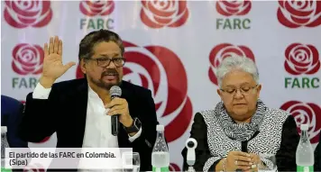  ??  ?? El partido de las FARC en Colombia. (Sipa)