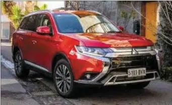  ??  ?? The 2019 Mitsubishi Outlander.