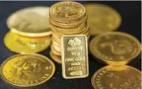  ?? — KT FILE ?? Demand by UAE consumers for bars and coins jumped by 34 per cent to 11.2 tonnes last year.