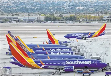  ?? K.M. Cannon Las Vegas Review-journal file ?? Southwest Airlines offers no nonstop flights from Mccarran Internatio­nal Airport to Laguardia or Newark Liberty airports.