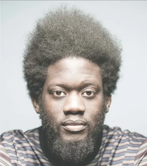  ??  ?? On his third album, U.K. soul singer Michael Kiwanuka presents some spirit-raising, contemplat­ive music drawing comparison­s to Marvin Gaye.