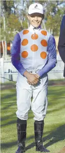  ??  ?? Jockey Richard Fourie