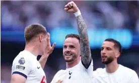  ?? Photograph: Chloe Knott/Danehouse/Getty Images ?? Tottenham fans may feel conflicted but, for the players, giving their all to beat City will be a matter of profession­al pride.