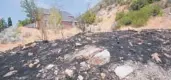  ?? RICK BOWMER/AP ?? Fireworks caused this hillside to catch fire in Provo, Utah. Fireworks are integral to the country’s July 4 celebratio­ns, but they ignite thousands of fires a year.