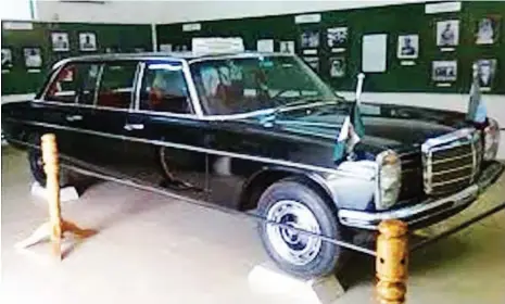  ??  ?? General Murtala Mohammed’s limousine