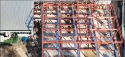  ?? Picture: Pillory Barn ?? Drone shots show how the Kingsmead developmen­t is coming along