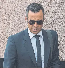  ?? FOTO: PERE PUNTÍ ?? Jorge Mendes, el agente que se ocupa de los asuntos de Cristiano