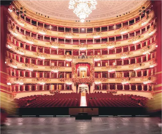  ?? EFE ?? El Teatro de la Scala vive en la incertidum­bre sobre su futuro director