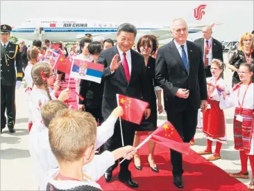  ?? [ Reuters ] ?? Chinas Präsident, Xi Jinping, besuchte im Vorjahr Serbien.