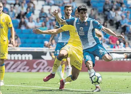  ?? FOTO: PERE PUNTÍ ?? Gerard Moreno El ‘pichichi’ del Espanyol con 15 goles puede dejar la plantilla en el mercado de verano