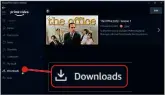  ?? ?? Click the Downloads tab in the left-hand pane to view your downloaded films and TV shows