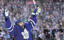  ?? NATHAN DENETTE THE CANADIAN PRESS ?? Toronto Maple Leafs have gone 16-4-2 since centre Nazem Kadri returned from missing two games with an upper-body injury.