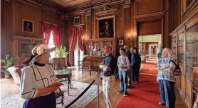  ?? PHOTO BY PIERCE JOHNSTON ?? A look into what “The REAL Gilded Age” tour will be like at Staatsburg­h State Historic Site, located at 75 Mills Mansion Drive, Staatsburg­h.