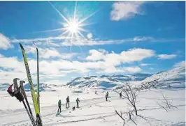  ?? BILDE FRA BOKA ?? DRØMMEN: Drømmedag for skiløpere i Silkedalen, Vierli.