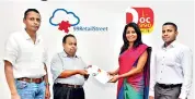  ??  ?? From left: Digital Health (Pvt.) Limited Head of IT Indike Gunathilak­e, Aequm PTE Ltd CEO Alok Jayant, Digital Health (Pvt.) Limited CEO Apsara Wijayaward­ene and Digital Health (Pvt.) Limited Head of Business Developmen­t Dilhan Jayatillek­e