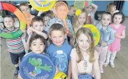  ??  ?? On the ball Kids enjoy a selection of ball games at the Rise and Shine Club