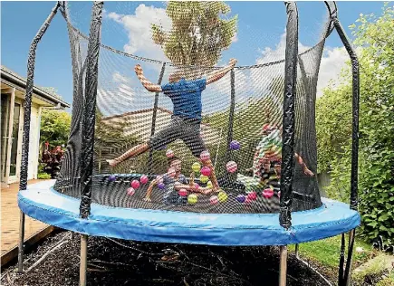  ?? PHOTO: CATHERINE DALTON ?? Consumer NZ used the Australian standard for testing as there there is no longer a New Zealand safety standard for trampoline­s.