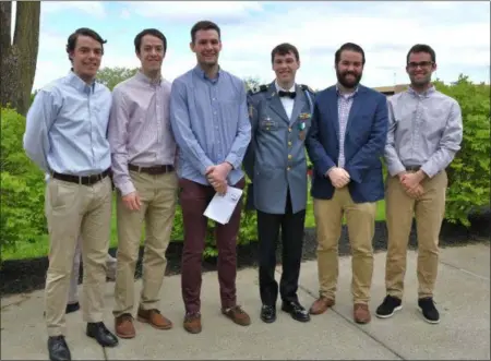  ?? PHOTO PROVIDED ?? Ronan Coughlin recently joined his five older brothers in graduating from La Salle Institute in Troy.