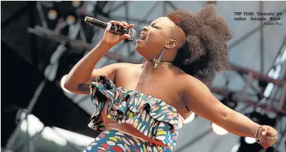  ?? Picture: FILE ?? TOP YEAR: ‘Amazulu’ hit maker Amanda Black.