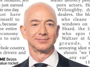  ??  ?? IN HIS PRIME Bezos saw stock value rocket