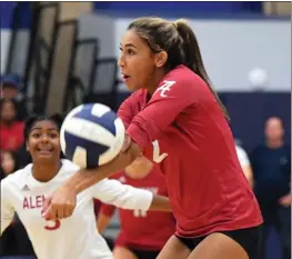  ?? PHOTO BY ANDY HOLZMAN ?? London Wijay took online classes, became eligible early and skipped her senior year of high school at Alemany to play for USC, where she is already making an impact.