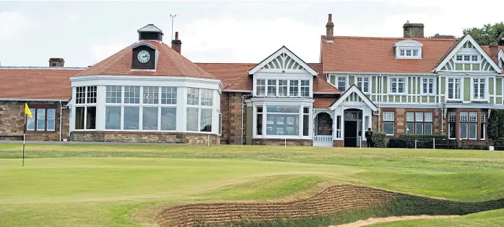  ?? Picture: SNS. ?? Muirfield has missed out on the Open of 2023, but the championsh­ip should return there some time this decade.
