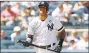  ?? Jim McIsaac / Associated Press ?? The New York Yankees’ Aaron Hicks will have Tommy John surgery for a partially torn ligament in his throwing elbow on Oct. 30, and is expected to be out 8 to 10 months, general manager Brian Cashman announced Thursday.