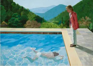  ??  ?? Pintura ‘Retrato de um Artista’, de David Hockney, a mais cara já vendida de um autor vivo