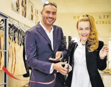  ??  ?? MEDITERRÁN­EO
Vest Yulia y Tarek crean y comerciali­zan prendas como Vest, un estrechado­r de cintura de alta calidad. -