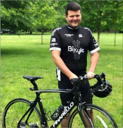  ?? SUBMITTED PHOTO ?? Jesse Hartnett survived an ambush attack while on duty as a Philadelph­ia police officer and is now gearing up for a charity ride.