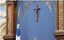  ?? THE CANADIAN PRESS ?? François Legault wisely encouraged a unanimous vote to remove the crucifix from the National Assembly chamber as a sign of “compromise” over the CAQ’s religious symbols bill.