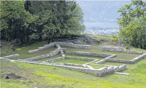  ?? DJAMILA AGUSTONI ?? I reperti sul Monte Castello