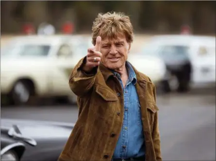  ?? ERIC ZACHANOWIC­H/FOX SEARCHLIGH­T VIA AP ?? This image released by Fox Searchligh­t shows Robert Redford in a scene from the film, “The Old Man &amp; The Gun.” Redford stars as an aged bank robber in David Lowery’s film based-on-a-true-story heist.