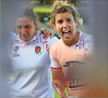  ?? ?? Sarah Hunter of England. Photo: World Rugby