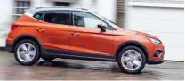  ??  ?? Raised stance helps the Arona make easy work of potholed streets and ensures that visibility is good Riding high