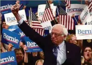  ??  ?? Sanders: the appeal of authentici­ty