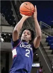  ?? Charles Rex Arbogast/Associated Press ?? UConn's Tristen Newton.