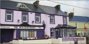  ??  ?? The Waterfront Bar in Rosses Point village.