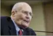  ?? ASSOCIATED PRESS ?? Former Michigan Rep. John Dingell, the longest-serving member of Congress in American history, died Thursday at age 92.