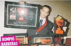  ?? Archivo ?? ROMPIÓ BARRERAS
Daddy Yankee fue el primer artista urbano en ganar el premio gracias a su disco Barrio fino.