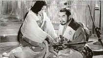  ??  ?? Toshiro Mifune en “Trono de sangre”, el Macbeth de Akira Kurosawa.