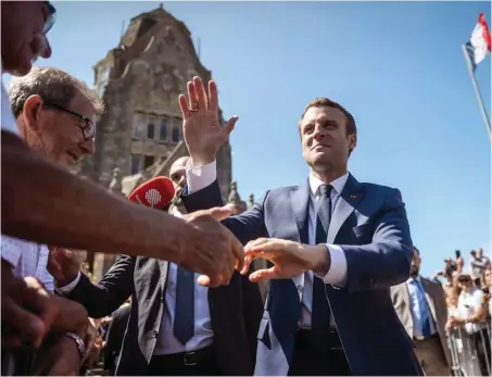  ?? Foto: AFP/Christophe Petit ?? Zum zweiten Mal innerhalb weniger Wochen klarer Wahlsieger: Emmanuel Macron