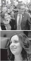  ?? | MICHAEL SCHMIDT/SUN-TIMES (TOP); SETH PERLMAN/AP ?? Will Guzzardi (top) defeated incumbent state Rep. Maria Antonia “Toni” Berrios despite the fact Berrios spent about $100,000 more during the primary campaign.