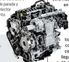  ??  ?? El motor Skyactiv-X funcionará con gasolina, pero gastará tan poco combustibl­e como si se tratase de un diésel.