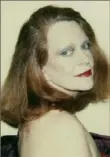  ?? © The Andy Warhol Foundation for the Visual Arts, Inc. ?? Suzie Frankfurt in a 1980 color Polaroid by Andy Warhol that is in the collection of The Andy Warhol Museum on the North Side.