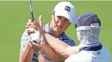  ?? ROB SCHUMACHER/THE REPUBLIC ?? Jordan Spieth works on his swing as he prepares for The Masters on Monday.