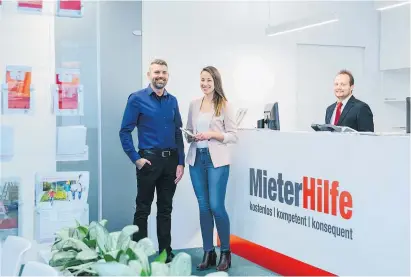  ??  ?? Die MieterHilf­e ist ein verlässlic­her Partner für wohn- und mietrechtl­iche Angelegenh­eiten.